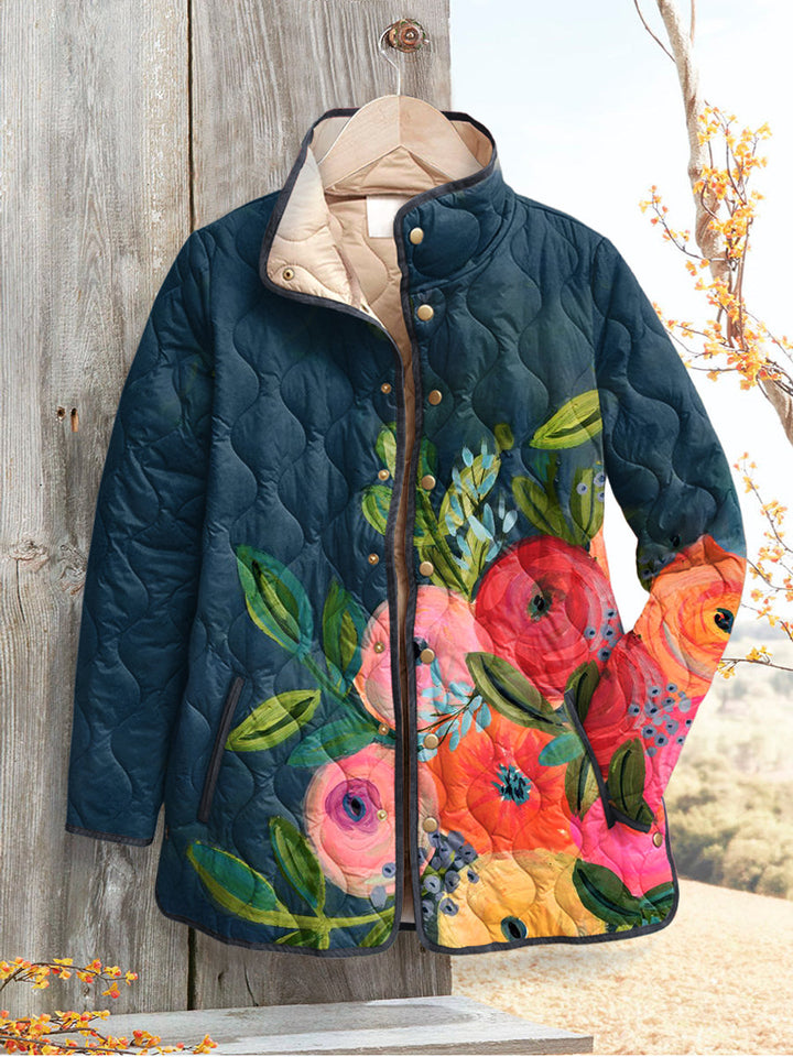Ardenne | Veste matelassée florale vintage