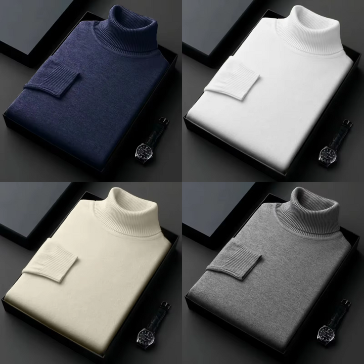 Franco | Pull à col roulé doux et élégant