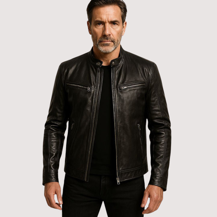 Lukas | Veste en cuir élégante pour homme