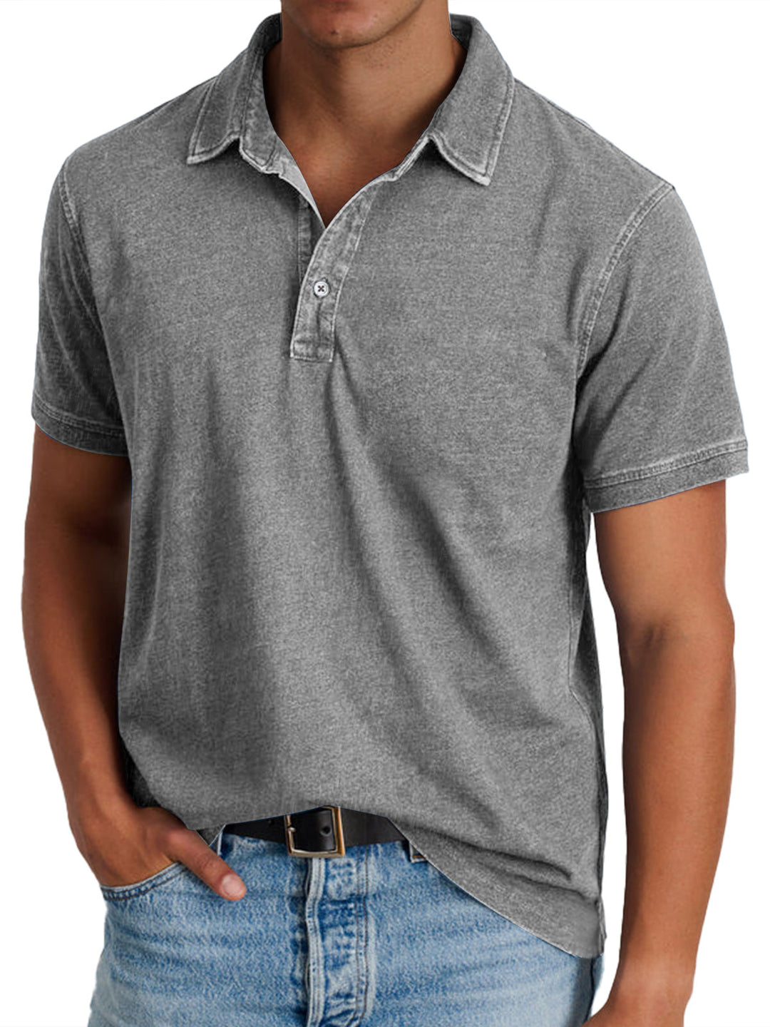Rivoli - Polo avec collier pour hommes