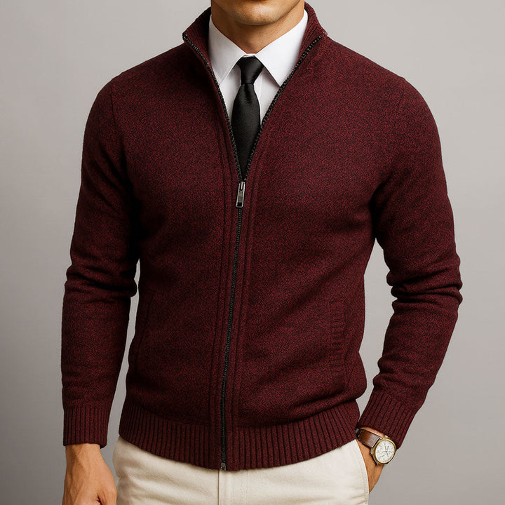Vincent | Cardigan zippé élégant