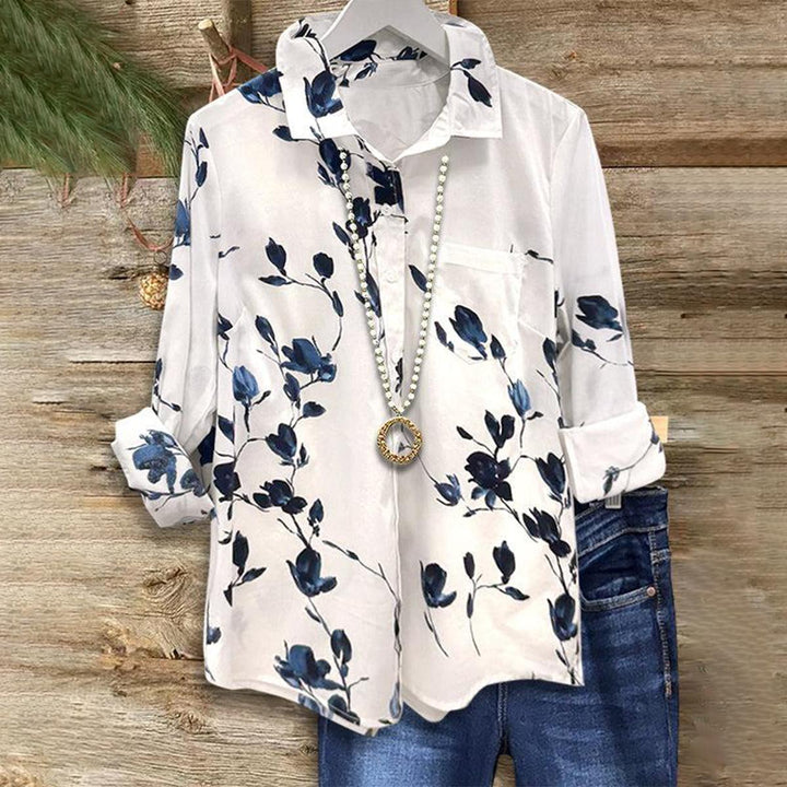 Elario – Chemise à Col Classique Manches Longues