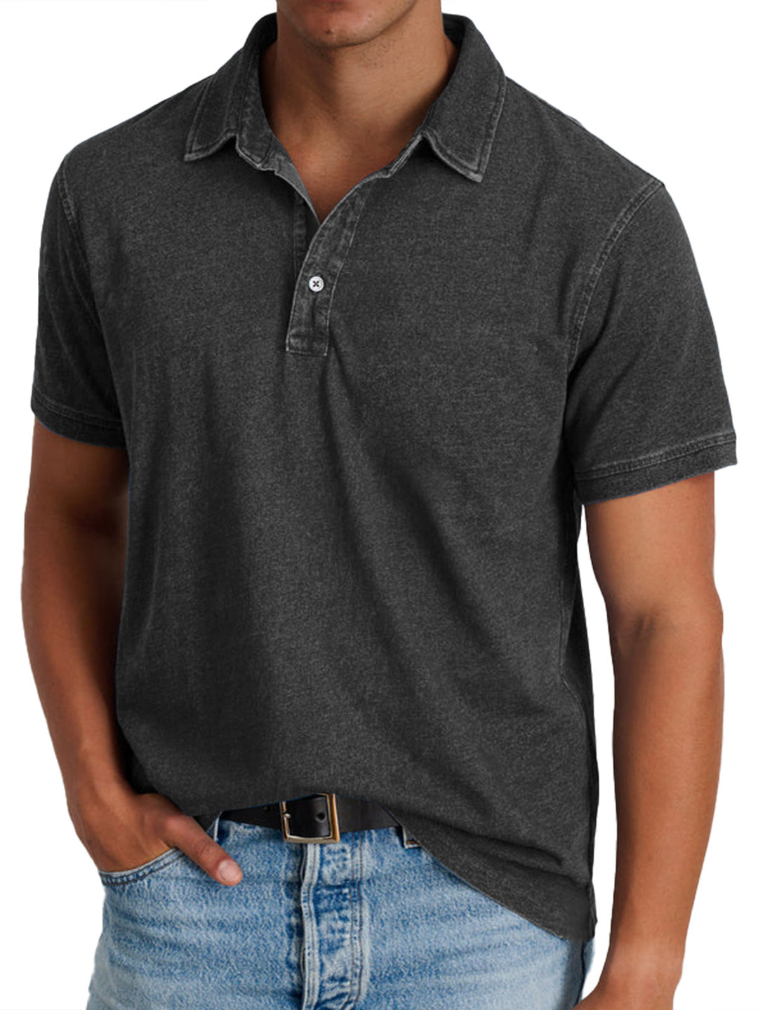 Rivoli - Polo avec collier pour hommes