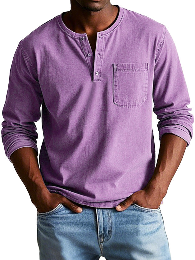 Sully - Chemise Vintage à Manches Longues