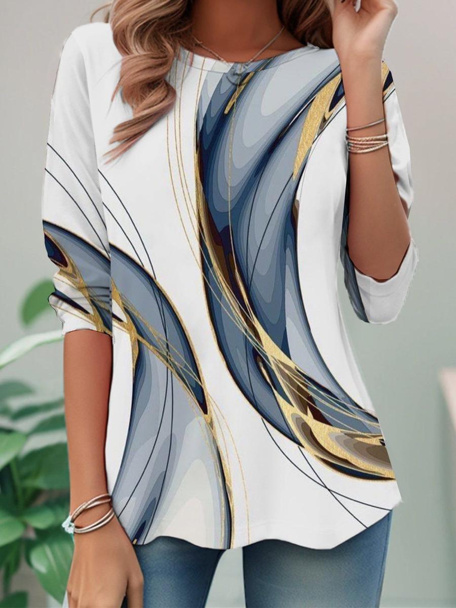 Zariel – Haut à Col Rond Manches Longues