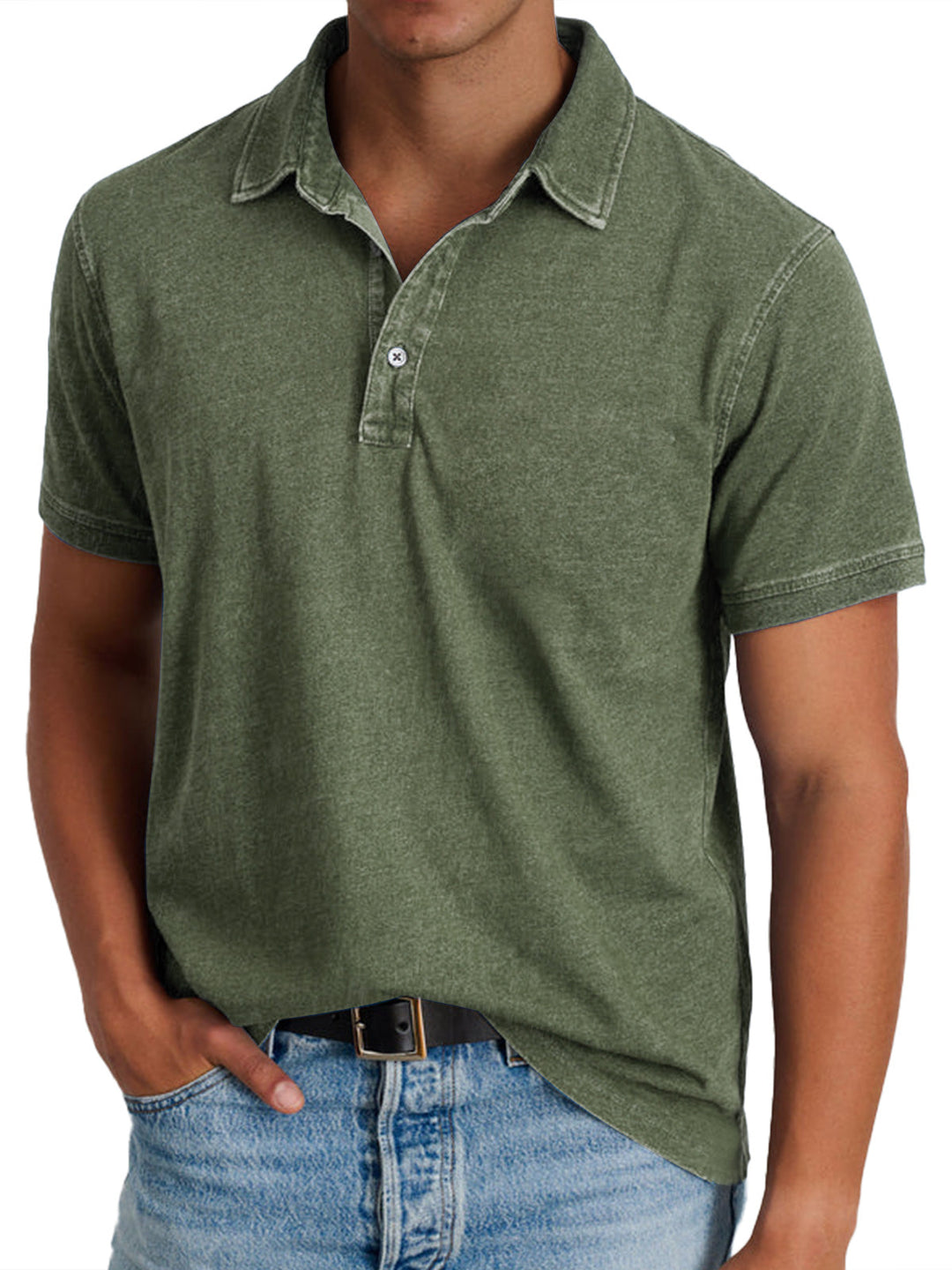 Rivoli - Polo avec collier pour hommes