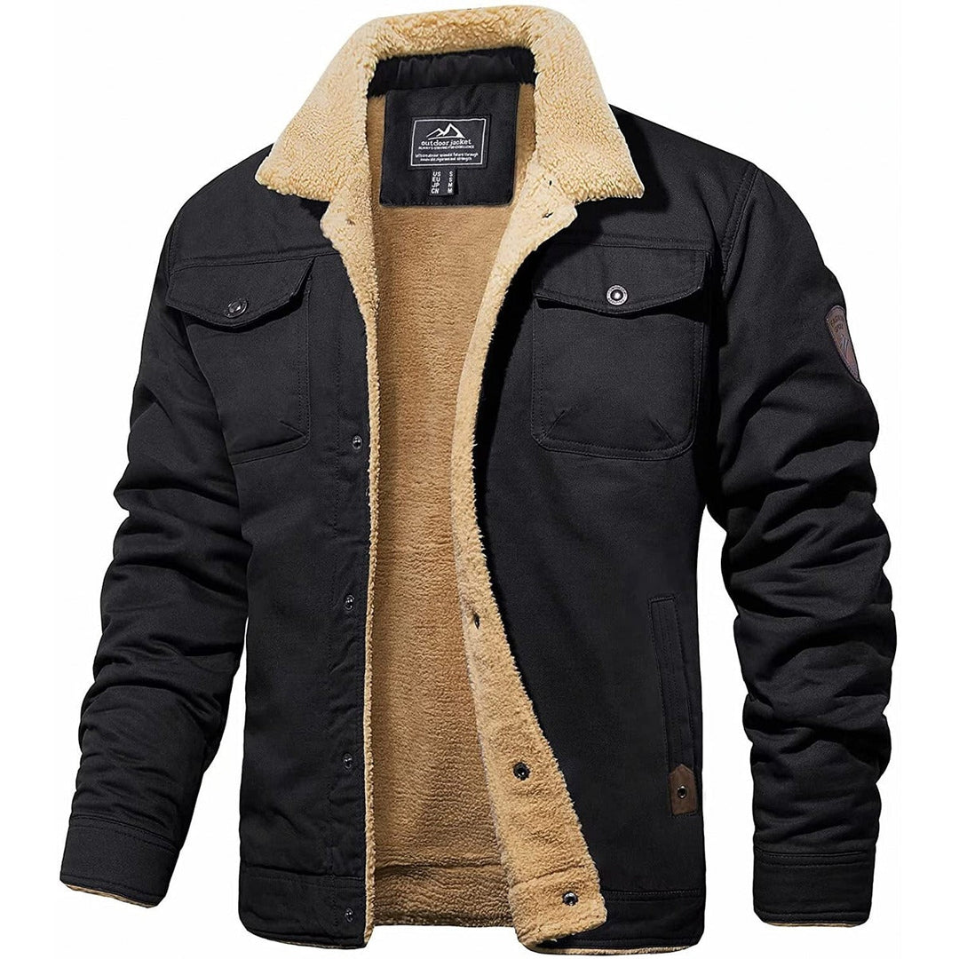 Lucien | Veste aviateur doublée sherpa
