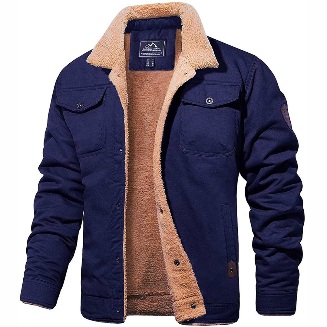 Lucien | Veste aviateur doublée sherpa