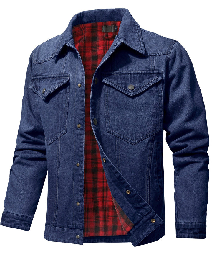 Roverin | Veste chemise denim doublée