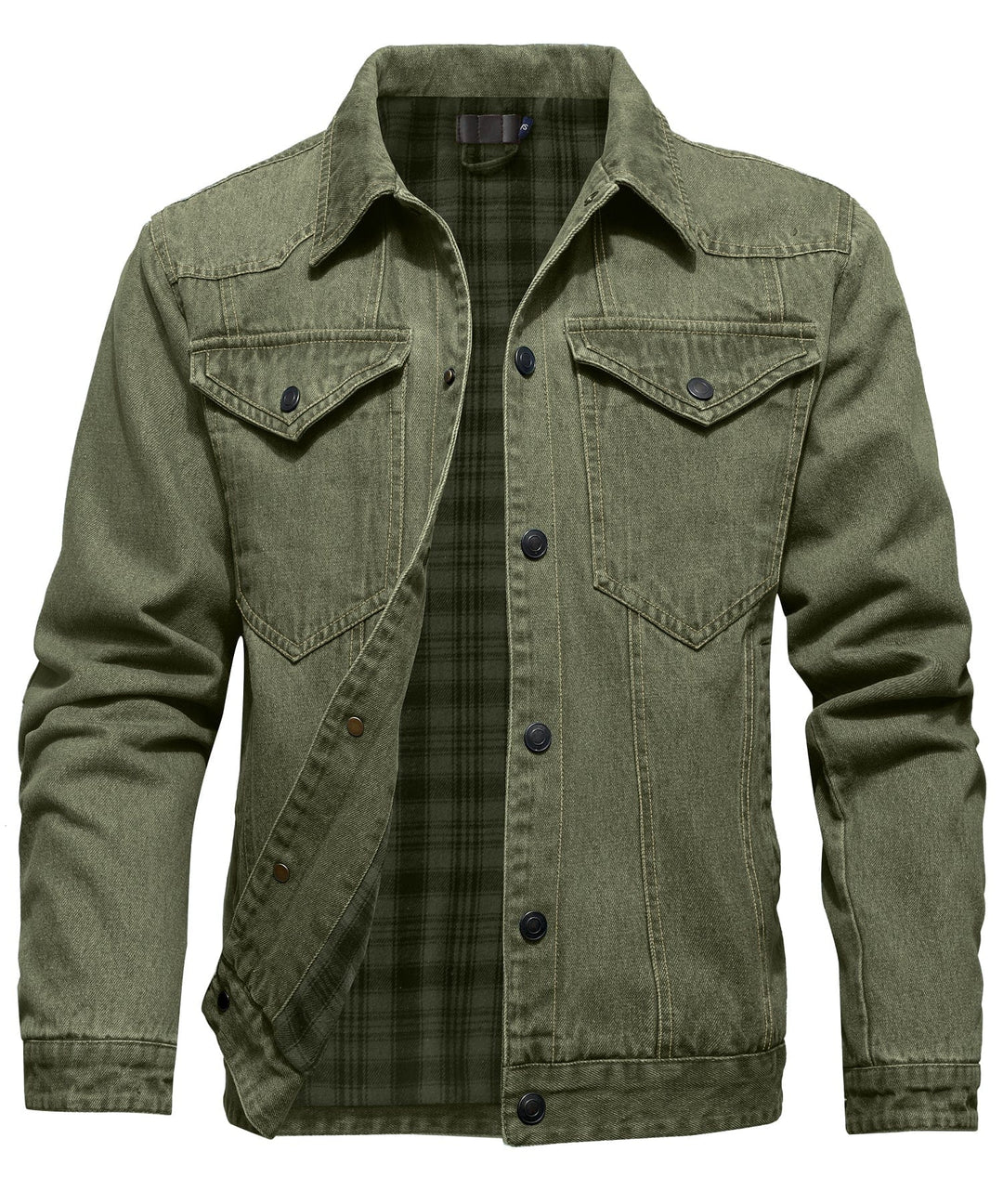 Roverin | Veste chemise denim doublée