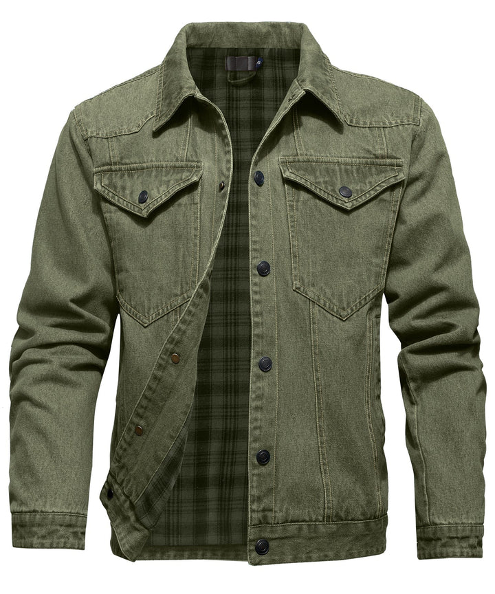 Roverin | Veste chemise denim doublée