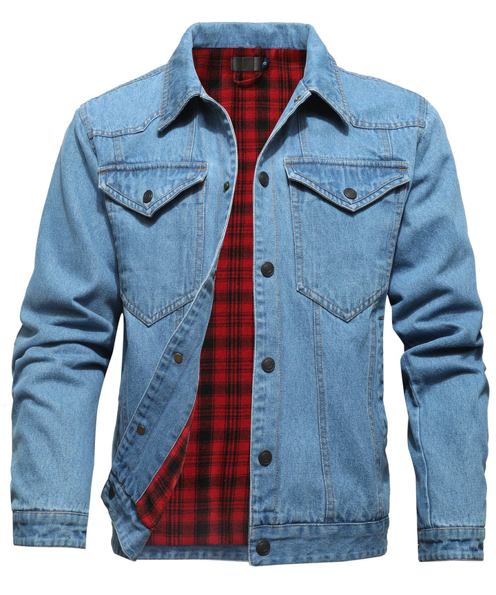 Roverin | Veste chemise denim doublée