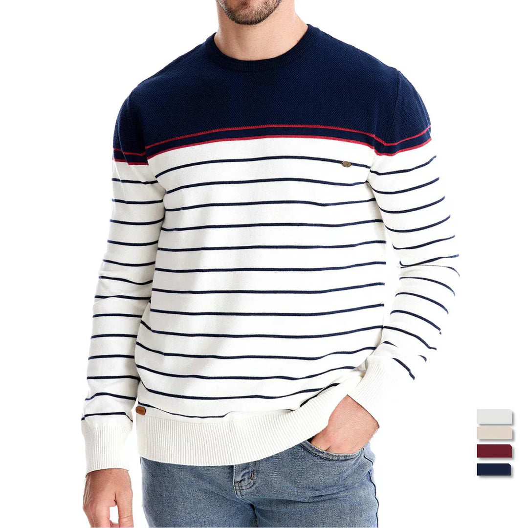 Salvatore | Maglione A Righe Per Uomo