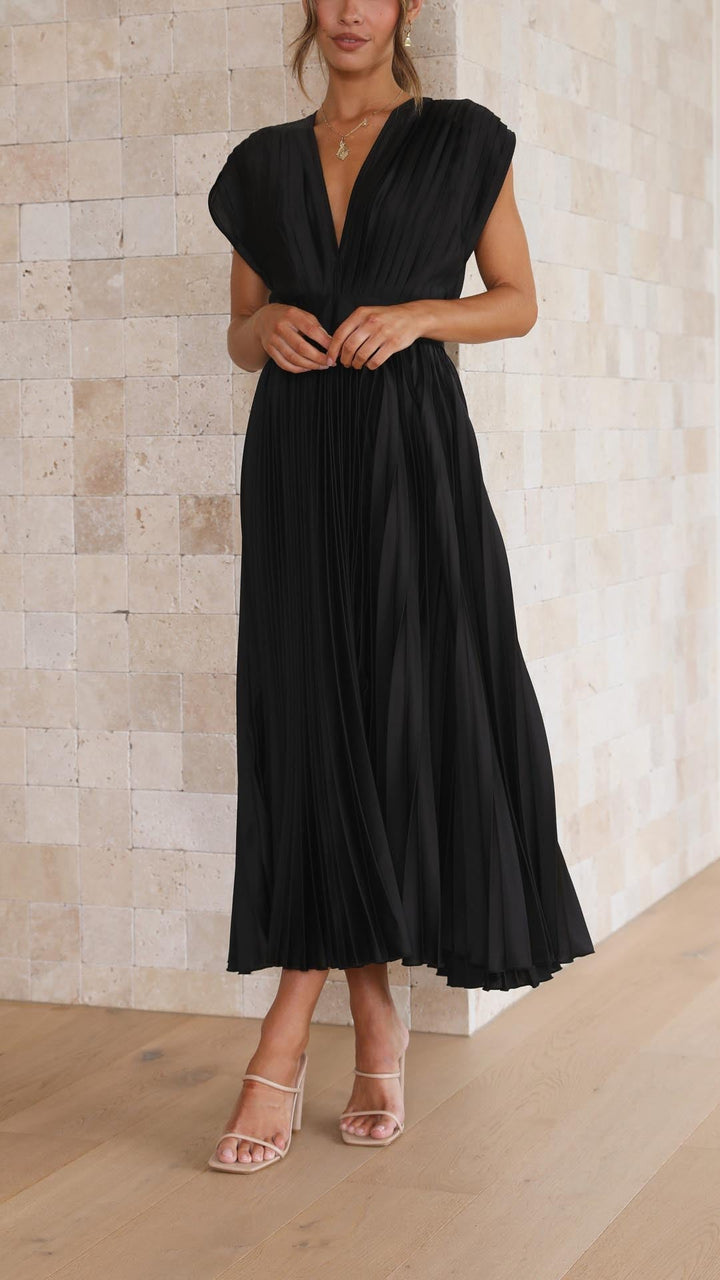 Dauphine | Robe plissée élégante