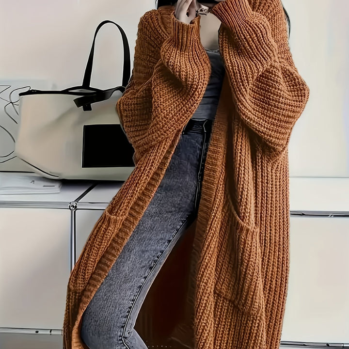 Lunaria – Cardigan Long Élégant